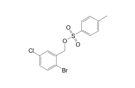 2-Bromo-5-chloro-1-(4-methylbenzenesulfonatemethyl)benzene