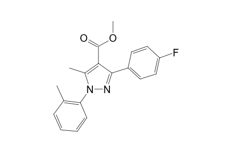 Methyl 3-(4-fluorophenyl)-5-methyl-1-(o-tolyl)-1H-pyrazole-4-carboxylate