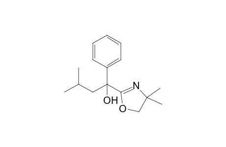 1-(4,4-Dimethyl-2-oxazolin-2-yl)-3-methyl-1-phenylbutan-1-ol