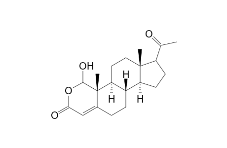 1-Hydroxy-17-(1-oxoethyl)-2-oxa-androst-4-en-3-one