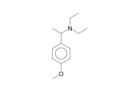 4-Methoxybenzylamine, N,N-diethyl-.alpha.-methyl-