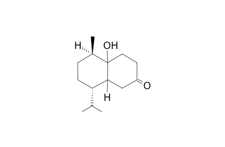 9-Hydroxy-5-isopropyl-3-oxo-8-methyl-decahydronaphthalene