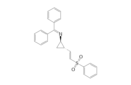 1,1-Diphenyl-N-[(1R,2S)-2-[(E)-2-(phenylsulfonyl)ethenyl]cyclopropyl]methanimine