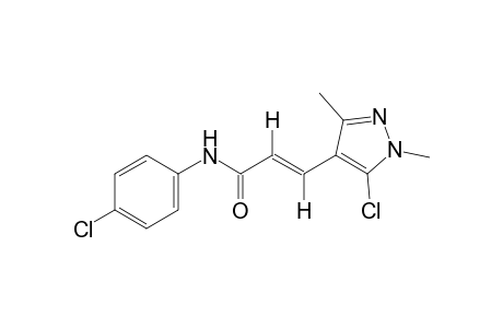 trans-4',5-dichloro-1,3-dimethylpyrazole-4-acrylanilide