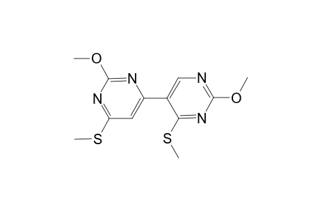 4,5'-Bipyrimidine, 2,2'-dimethoxy-4',6-bis(methylthio)-