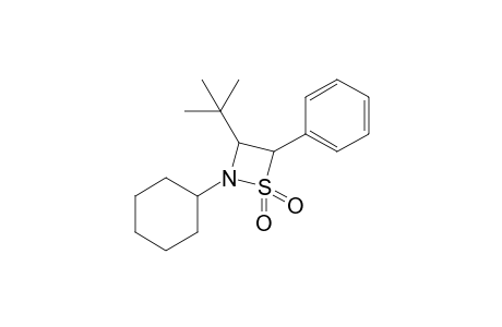 3-tert-Butyl-2-cyclohexyl-4-phenyl-1,2-thiazetidine 1,1-Dioxide