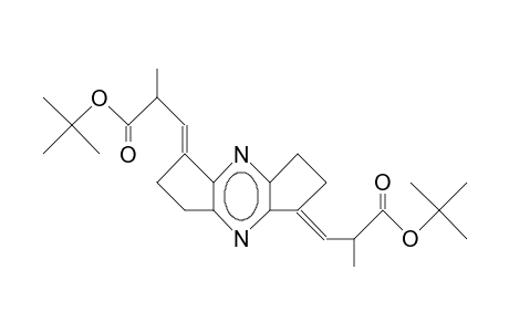 1,5-Bis(2-t-butoxycarbonylpropylidene)dicyclopenta[b,e]pyrazine