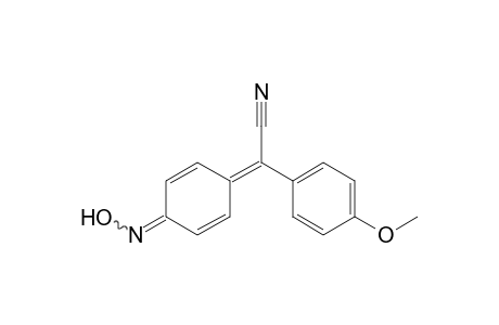 α-(p-methoxyphenyl)-4-oxo-2,5-cyclohexadiene-delta1, square-acetonitrile, oxime