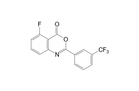 5-fluoro-2-(alpha,alpha,alpha-trifluoro-m-tolyl)-4H-3,1-benzoxazin-4-one