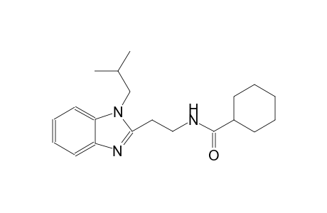 cyclohexanecarboxamide, N-[2-[1-(2-methylpropyl)-1H-benzimidazol-2-yl]ethyl]-