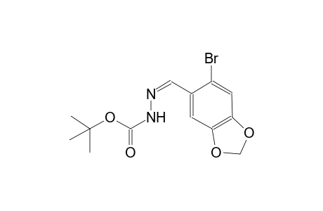 tert-butyl (2Z)-2-[(6-bromo-1,3-benzodioxol-5-yl)methylene]hydrazinecarboxylate