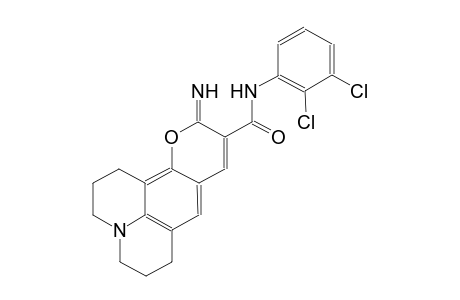 1H,5H,11H-[1]benzopyrano[6,7,8-ij]quinolizine-10-carboxamide, N-(2,3-dichlorophenyl)-2,3,6,7-tetrahydro-11-imino-