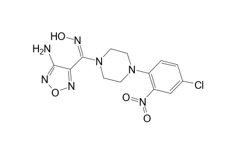 (4-Amino-furazan-3-yl)-[4-(4-chloro-2-nitro-phenyl)-piperazin-1-yl]-methanone oxime