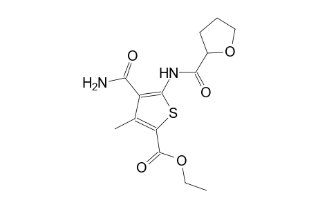 ethyl 4-(aminocarbonyl)-3-methyl-5-[(tetrahydro-2-furanylcarbonyl)amino]-2-thiophenecarboxylate