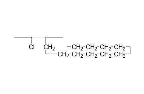 Poly(1-chloro-2-tetradecylvinylene)