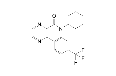 N-Cyclohexyl-3-(4-(trifluoromethyl)phenyl)pyrazine-2-carboxamide