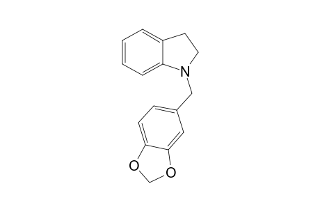 1-( 1',3'-Benzodioxol-5'-yl)methyl]-2,3-dihydro-1H-indole