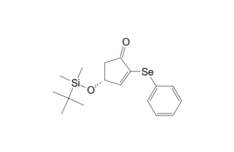 (4R)-4-[tert-butyl(dimethyl)silyl]oxy-2-(phenylseleno)-1-cyclopent-2-enone