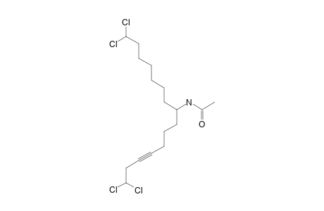 8-Acetamido-1,1,15,15-tetrachloropentadeca-3-yne