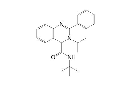 N-tert-Butyl-3-isopropyl-2-phenyl-3,4-dihydro quinazoline-4-carboxamide