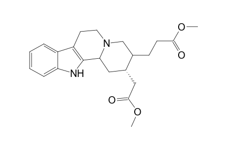 Corynan-18-carboxylic acid, 17-methoxy-17-oxo-, methyl ester, (15.alpha.)-(.+-.)-