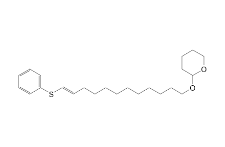 2H-Pyran, tetrahydro-2-[[12-(phenylthio)-11-dodecenyl]oxy]-, (E)-