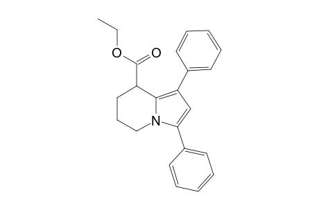 ETHYL-1,3-DIPHENYL-5,6,7,8-TETRAHYDROINDOLIZINE-8-CARBOXYLATE
