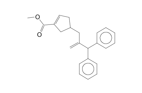 4-(2-benzhydrylallyl)cyclopentene-1-carboxylic acid methyl ester