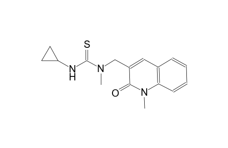 thiourea, N'-cyclopropyl-N-[(1,2-dihydro-1-methyl-2-oxo-3-quinolinyl)methyl]-N-methyl-
