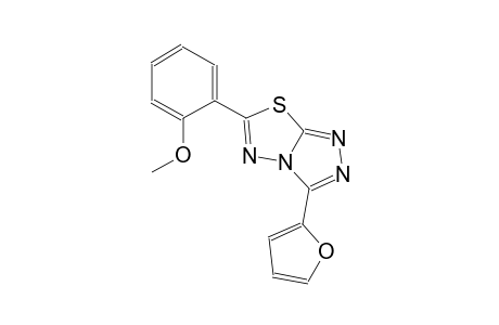 3-(2-furyl)-6-(2-methoxyphenyl)[1,2,4]triazolo[3,4-b][1,3,4]thiadiazole