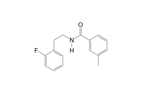 N-[2-(2-Fluorophenyl)ethyl]-3-methylbenzamide