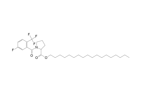 L-Proline, N-(5-fluoro-2-trifluoromethylbenzoyl)-, octadecyl ester