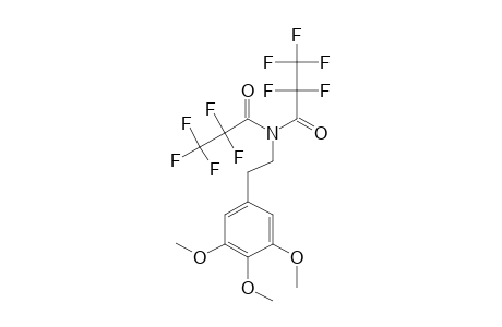 2,2,3,3,3-Pentafluoro-N-(2,2,3,3,3-pentafluoropropanoyl)-N-[2-(3,4,5-trimethoxyphenyl)ethyl]propanamide