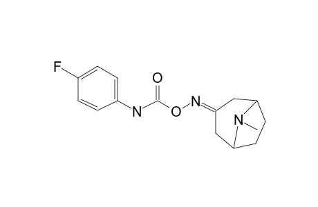 o-[N-p-Fluorophenylcarbonyl]-3-tropinone oxime