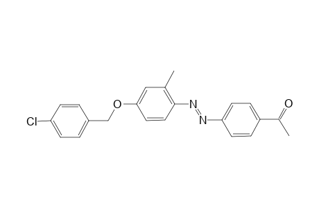 1-[4-[[4-(4-CHLOROBENZYLOXY)-2-METHYLPHENYL]-DIAZENYL]-PHENYL]-ETHANONE