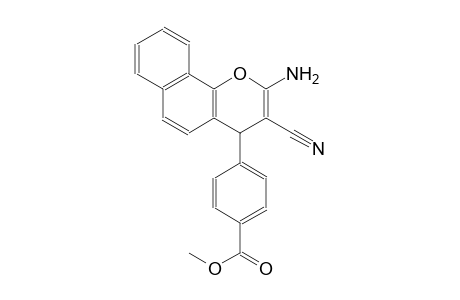 benzoic acid, 4-(2-amino-3-cyano-4H-naphtho[1,2-b]pyran-4-yl)-, methyl ester