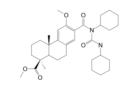 METHYL-13-[(N,N'-DICYCLOHEXYLUREIDO)-CARBONYL]-12-METHOXY-PODOCARPA-8,11,13-TRIEN-19-OATE
