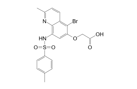 [5-bromo-2-methyl-8-(p-tolylsulfonylamino)-6-quinolyloxy]acetic acid