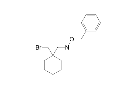1-(BROMOMETHYL)-CYCLOHEXANE-CARBOXALDEHYDE-O-(PHENYLMETHYL)-OXIME