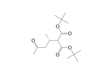2-[(1S)-3-keto-1-methyl-butyl]malonic acid ditert-butyl ester