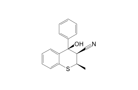 (2R,3R,4R)-4-Hydroxy-2-methyl-4-phenyl-thiochroman-3-carbonitrile
