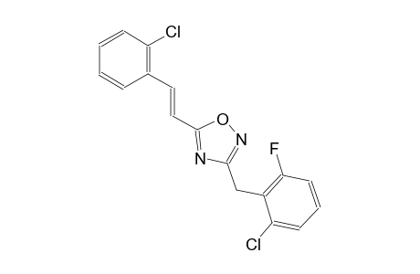 1,2,4-oxadiazole, 3-[(2-chloro-6-fluorophenyl)methyl]-5-[(E)-2-(2-chlorophenyl)ethenyl]-