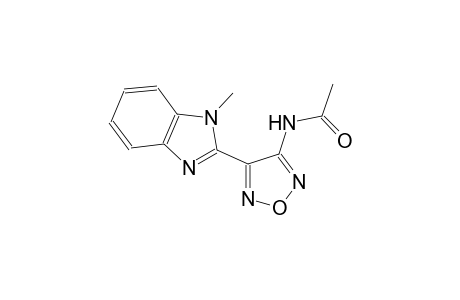 N-[4-(1-Methyl-1H-benzimidazol-2-yl)-1,2,5-oxadiazol-3-yl]acetamide