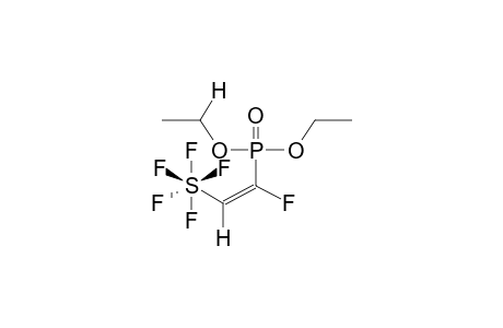 DIETHYL (Z)-1-FLUORO-2-(PENTAFLUORO-LAMBDA6-SULPHANYL)ETHENYLPHOSPHONATE