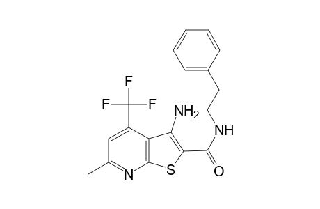 3-Amino-6-methyl-N-(2-phenylethyl)-4-(trifluoromethyl)thieno[2,3-b]pyridine-2-carboxamide