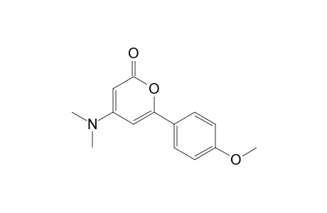4-N,N-Dimethylamino-6-(4-methoxyphenyl)-2H-pyran-2-one