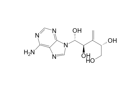D-erythro-Pentitol, 1-C-(6-amino-9H-purin-9-yl)-3-deoxy-3-methylene-, (R)-