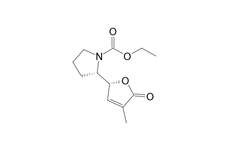(2S)-2-[(2R)-4-methyl-5-oxo-2H-furan-2-yl]-1-pyrrolidinecarboxylic acid ethyl ester
