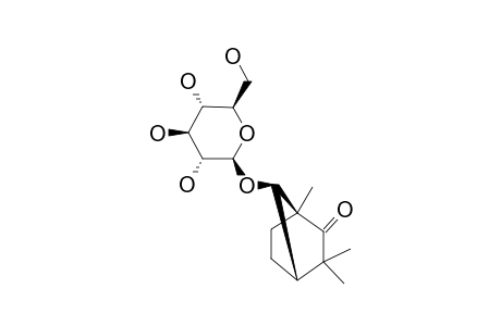 (1S,4S,7S)-7-HYDROXYFENCHAN-2-ONE-7-O-BETA-D-GLUCOPYRANOSIDE