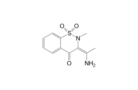 (3E)-3-(1-aminoethylidene)-2-methyl-2,3-dihydro-4H-1,2-benzothiazin-4-one 1,1-dioxide